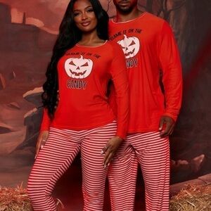 SPECIAL TREATS UNSEX HALLOWEEN PJ-ORANGE